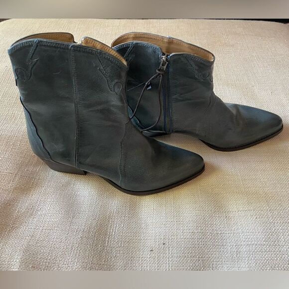 Free People New Frontier Western Boot Turquoise 10 - Picture 3 of 8